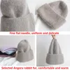 Winter Hat Real Rabbit Fur Winter Mössor för kvinnor Mode Varma Beanie Caps Solid Vuxen Cover Head Cap WLL1200