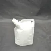 2021 Nieuwe 50 ml witte plastic dyypack vloeibare stand-up opslag pouch verpakking tas met zijuitloopvrij