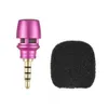 Mini 3.5mm Jack Omni-Yönlü Mikrofon Taşınabilir Cep Telefonu Smartphone Mic Iphone5 6 s 6 Artı PC Dizüstü