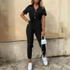 Summer Moda Drukuj Kombinezony Body Uzwy Kobiet Kobiety Body Woman Jump Suit Boho Odzież damska Panie Playsuits Kobieta