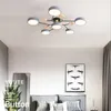 Lampada da soffitto a LED moderna e semplice, soggiorno, camera da letto, lampadario, sala da pranzo, studio, luci oscuranti per interni