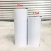 100ピース15oz / 20oZ / 30オンス昇華ストレートスキニーマグカップブランクステンレス鋼ボトルDIYカップ真空絶縁カーコーヒータンブラー