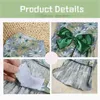 Dog Summer Dress with Bow Sublimation Printing Dog Apparel Elegant Floral Ribbon Pet Princess Dresses Pets Sundress Puppy Skirt for Small Girl Dogs Wholesale A308