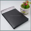 Gift Event Festive Party Supplies Home & Gardengift Wrap 10Pcs/Lot Arrival Matte Black Foil Bubble Mailers Metal Plastic Padded Envelope Bag