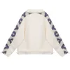 Talvez U Mulheres White Leopard Jacket Recurso para baixo Collar Faux Fur LambSuol Zipper Highstreet Bolso C0514 210529