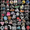 50pcs-pack motorcykel jag älskar cykel vinyl klistermärke vattentäta klistermärken för vattenflaska bärbara datorer bilplanerare scrapbook telefon mac garderob vägg case arrangör dekal