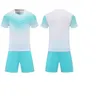 Blank Soccer Jersey Uniform Personalized Team Shirts med Shorts-Printed Design Name och Number 1198