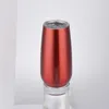 Copos de Ovo Caneca de tumblers de vinho de aço inoxidável com tampas inquebráveis ​​Champagne vinho de vidro de vidro isolado copo de vácuo bar 9 cor por mar das96