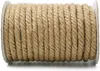 10 mm tjock naturlig jute rep tung twine vriden sladd makram sträng diy hantverk handgjorda bröllop hem dekoration garn