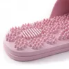 House Women Massage Slippers Summer Indoor PVC Non-slip Bathroom Slides Couples Flat Shoes Bedroom Men