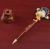Peking Opera Character Ballpoint Pens Collectible Stationery Display Set Black Ink Creative Office Writting Supplies Party Bag Fillers