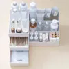 Grande capacidade organizador de gaveta cosméticos esmalte esmalte contêiner secreter secreter sundries armazenamento caixa