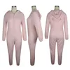 Winter Animal Ear Onesie Warm Nightgown Women Pajamas Funny Flannel Soft Overall Onepiece Night Home Overalls Outfit Jumpsuit 210709