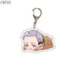 여자 남자 Keychain 도쿄 개정자 애니메이션 히나타 앳 스시 chibi kawaii 가방 열쇠 고리 코스프레 액세서리 선물