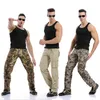 Mężczyźni Spodnie Cargo Camouflage Spodnie Wojskowe Spodnie Wojskowe dla mężczyzny 7 Kolory 211201