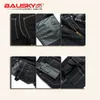 Bauskydd Vêtements de travail Pantalons de travail noirs pour hommes Uniformes multi-poches pour outils 210715