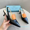 Genuine leather LUXURY Summer Dress shoes pointed toe cute mules Size 35-41 model A05