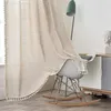 tassel blackout curtains