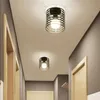 Allée de fer plafonniers minimaliste nordique vintage balcon plafonds de cuisine lampe foyer entrée en métal petit éclairage intérieur