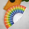 Ventagli Arcobaleno Bomboniere Ventagli Pieghevoli Ventaglio Tenuto In Mano Colorato Accessorio Estivo Per La Decorazione Del Partito Arcobaleno