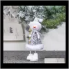 Dekorationer Festliga tillbehör Garden Drop Leverans 2021 Ankomst Söt Girly Doll Julgran Pendants Hängande Ornament Presenter Xmas År PA