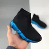 Ontwerper Trainers Peuter Schoenen Meisje Gebreide Sok Laarzen Jongen Drievoudig Zwart Roze Groen Runner Sneakers Kleuterschool Blauw Geel Winterlaars US 6C 6.5C 7C 8C 9C 10C