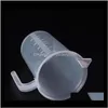 Outils 2505001000Ml tasse à mesurer transparente en plastique de haute qualité avec poignée bec verseur Wb760 Ysvew Wsyf7