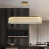 Luces colgantes Led nórdicas lámpara de cristal para sala de estar techo redondo dorado lámparas colgantes de interior para cocina dormitorio lustre moderno