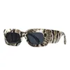 Sunglasses Snake Skin Brown Python Women Vintage Rectangle Brand Designer For Uv400 Eyewear252L