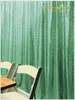 Party Decoration 3FTx8FT Sequin Curtain Light Green Glitter Christmas Backdrop Po Wedding Baby Show