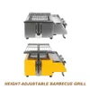 2/3/4/6 s Stufa a gas BBQ GPL Grill Griglia per barbecue in ceramica a infrarossi Strumenti per picnic Party all'aperto Prevenzione dell'olio 210724