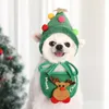 Осенняя зимняя одежда для собак кошки одежда домашняя одежда ПЭТ Рождественское украшение новогоднее кошка собачья шляпа рождественские собаки головные уборы слюно
