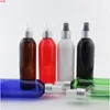 Silberne Aluminium-Kunststoff-Sprühpumpe, Parfümflaschen, 250 ml, weiß, transparent, schwarz, Sprühbehälter für Sonnenschutz, 12 Stück/Los, gute Menge