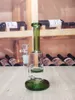 7.8inch Glass Water Pipe Hookah Green Tire Filter Smoking Beaker Bong Bubbler Smoke Pipes Bongs Bottles Dab Rig 14mm Bowl