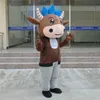 2022 new Professional OX Mascot Costume Halloween Christmas Fancy Party Dress Cartoon Character Suit Carnival Unisex Adults Outfit