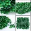 25x25cm Plant Wall Artificial Lawn Boxwood Hedge Garden Backyard Home Decor Simulation Grass Turf Rug Lawn Outdoor Wall