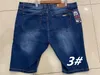 Designer mens jeans plus size shorts calças verão design curto gordura homem jeans aumento de algodão pant s vintage moda mais recente listin azul eash