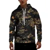 Men's Hoodies & Sweatshirts Triple A 2022 Chinese Style Landscape Painting Graphic Hooded Pullover Loose Sweater