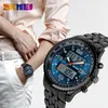 Skmei Outdoor Sport Watch Homens Alarm Chrono Calendário 3bar Luz traseira à prova d'água Dupla exibição Dual Relógios Relogio Masculino 1032 Q0524