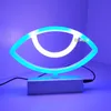Halloween Decoration Led Neon Sign Light Indoor Night Table Lamp met batterij of USB Powered For Party Home Room212V