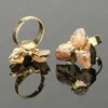 Gold Color Natural Stone Ring Irregular Yellow Crystal Quartz Rings for Women Adjustable Handmade Wedding Engagement