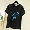 Plus size Harajuku Letter Print T Shirt Summer O-Neck Punk TShirt Casual Short Sleeve Streetwear Women Tops Tee Shirt 210604