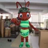 Vraies images Costume de mascotte de fourmi Costumes de personnage de dessin animé de fête à vendre personnalisation de soutien direct d'usine de taille adulte