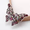 Vivid Animal Design Red Butterfly Broschen Damen Mädchen Brosche Pins Modeschmuck Hochzeit Accessoires Dekoration