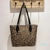 Avondtassen Cheetah Print Tote Schouder voor Dames Trend Luxe Mode Hoge Kwaliteit Merk Grote Designer Dames Handtassen