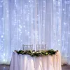 Guirlande lumineuse féerique LED pour mariage, 3x3/3x1M, rideau lumineux pour noël, fête d'anniversaire, nouvel an, décoration de jardin