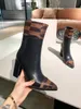 Mode dames enkelschoenen echte lederen hoge hakken schoenen 2021Autumn Winter Side ritsjipper puntige teen sexy feestschoenmerk ontwerp dames laarsjes