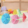 Manual paper Umbrella Cocktail Drinking Straws Wedding Event Holiday Party Supplies Bar Decorations Disposable Straw ZWL277
