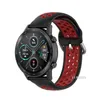 Convient pour Huawei Watch GT / GT2 boucle en métal Double couleur trou rond bracelet en Silicone montre intelligente ceinture montre accessoires