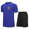 Voetbal Club de Metz Trainingstrainingspakken voor heren Jersey Sneldrogend voetbalshirt met korte mouwen Outdoor T-shirts met aangepast logo225k